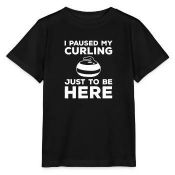 Curler Eis Wischer Schnee - Stanley/Stella Kinder T-Shirt MINI CREATOR  - Schwarz - Vorne - Mikhail (115cm)