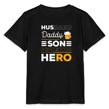 Journée d’action pour hommes Barbe Masculine - T-shirt bio MINI CREATOR Stanley/Stella Enfant - noir - Devant - Mikhail (115cm)
