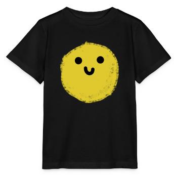 Balloy (Boule jaune) - T-shirt bio MINI CREATOR Stanley/Stella Enfant - noir - Devant - Mikhail (115cm)