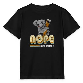 Koala Ours Ours de l’Outback - T-shirt bio MINI CREATOR Stanley/Stella Enfant - noir - Devant - Mikhail (115cm)