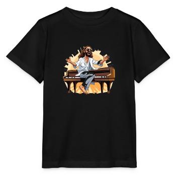 Jazz-Maestro - Stanley/Stella Kinder T-Shirt MINI CREATOR  - Schwarz - Vorne - Mikhail (115cm)