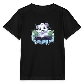 Koala mélodique - T-shirt bio MINI CREATOR Stanley/Stella Enfant - noir - Devant - Mikhail (115cm)