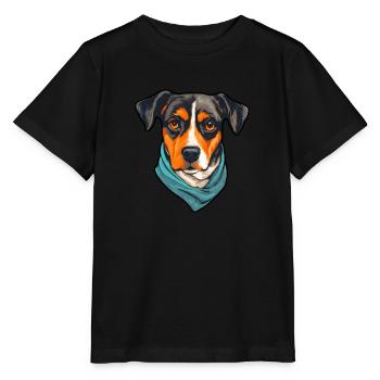 Chiens Sports canins Propriétaire d’une école canine - T-shirt bio MINI CREATOR Stanley/Stella Enfant - noir - Devant - Mikhail (115cm)