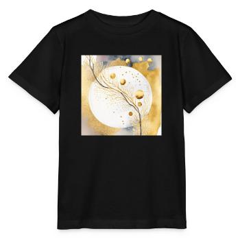 Full moon - Stanley/Stella MINI CREATOR Kids’ T-Shirt - black - Front - Mikhail (115cm)