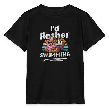Pool Sport Wettkampf - Stanley/Stella Kinder T-Shirt MINI CREATOR  - Schwarz - Vorne - Mikhail (115cm)