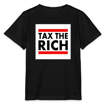 Tax the rich - Stanley/Stella MINI CREATOR Kids’ T-Shirt - black - Front - Mikhail (115cm)