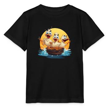 Der Flapjack-Wahnsinn - Stanley/Stella Kinder T-Shirt MINI CREATOR  - Schwarz - Vorne - Mikhail (115cm)
