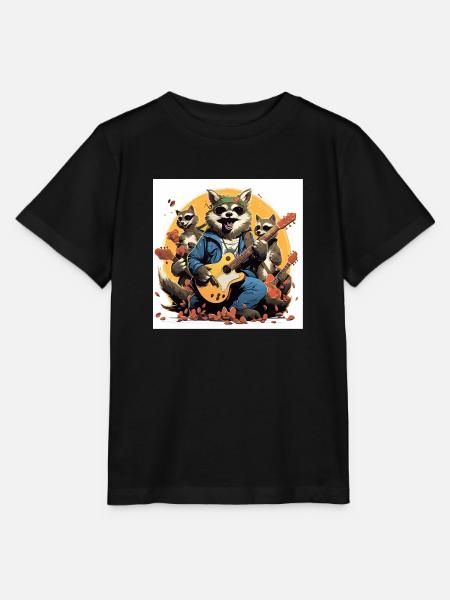 Der Caffeine Rocke - Stanley/Stella Kinder T-Shirt MINI CREATOR - Schwarz