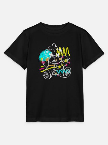 Sprayer Street Life Auffällig - Stanley/Stella Kinder T-Shirt MINI CREATOR - Schwarz