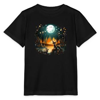 The Moonlit Fiesta - Stanley/Stella MINI CREATOR Kids’ T-Shirt - black - Front - Mikhail (115cm)