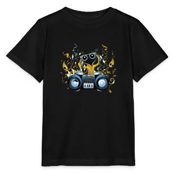 La Foire Aquatique - T-shirt bio MINI CREATOR Stanley/Stella Enfant - noir - Devant - Mikhail (115cm)