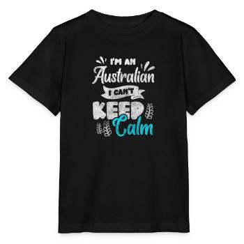 Australia Vacation Aussie Ready for Vacation - Stanley/Stella MINI CREATOR Kids’ T-Shirt - black - Front - Mikhail (115cm)