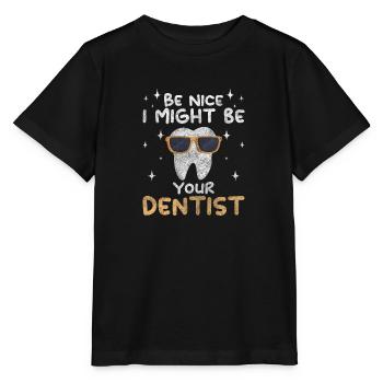Médecin Médecine de la douleur Mâchoire - T-shirt bio MINI CREATOR Stanley/Stella Enfant - noir - Devant - Mikhail (115cm)