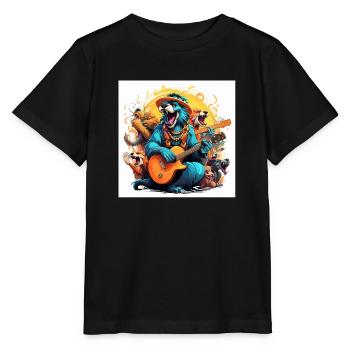 Die Avian Jazz Fusion - Stanley/Stella Kinder T-Shirt MINI CREATOR  - Schwarz - Vorne - Mikhail (115cm)