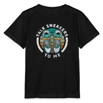 Schuh Frauen Paarweise - Stanley/Stella Kinder T-Shirt MINI CREATOR  - Schwarz - Vorne - Mikhail (115cm)