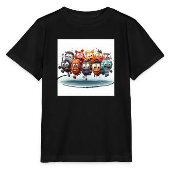 The Silly Sports Showdown - Stanley/Stella MINI CREATOR Kids’ T-Shirt - black - Front - Mikhail (115cm)