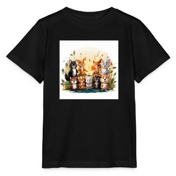 The Whimsical Wizards - Stanley/Stella MINI CREATOR Kids’ T-Shirt - black - Front - Mikhail (115cm)