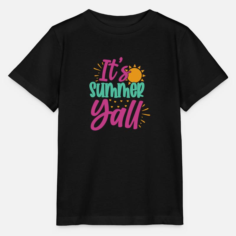 C’est l’été-Yall-01 - T-shirt bio MINI CREATOR Stanley/Stella Enfant - noir