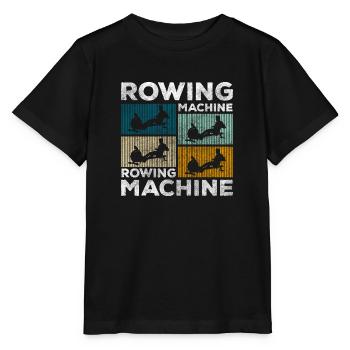 Rameur rameur hardcore - T-shirt bio MINI CREATOR Stanley/Stella Enfant - noir - Devant - Mikhail (115cm)