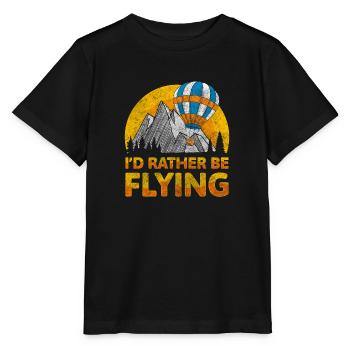 Balloon Exciting Hot - Stanley/Stella MINI CREATOR Kids’ T-Shirt - black - Front - Mikhail (115cm)