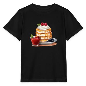 Crêpes saines - T-shirt bio MINI CREATOR Stanley/Stella Enfant - noir - Devant - Mikhail (115cm)