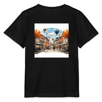 Spectacle festif - T-shirt bio MINI CREATOR Stanley/Stella Enfant - noir - Devant - Mikhail (115cm)
