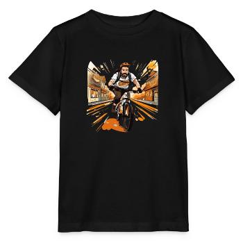 Puissance de la pédale - T-shirt bio MINI CREATOR Stanley/Stella Enfant - noir - Devant - Mikhail (115cm)
