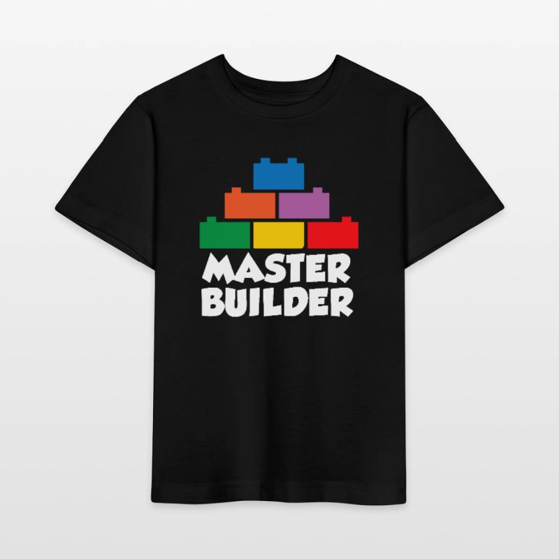 Brick Builder Brick Building Master Builder Stanley/Stella MINI CREATOR Kids’ T-Shirt