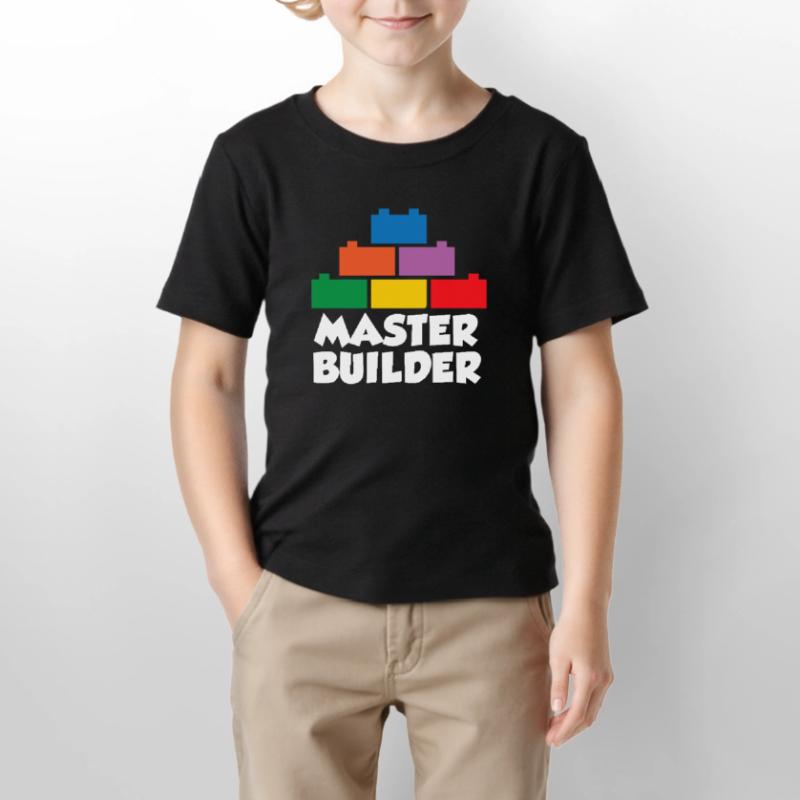 Brick Builder Brick Building Master Builder Stanley/Stella MINI CREATOR Kids’ T-Shirt