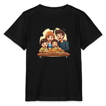 Table de l’Amour - T-shirt bio MINI CREATOR Stanley/Stella Enfant - noir - Devant - Mikhail (115cm)