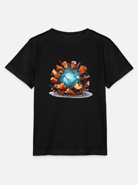 Fragmentierte Grenzen - Stanley/Stella Kinder T-Shirt MINI CREATOR  - Schwarz