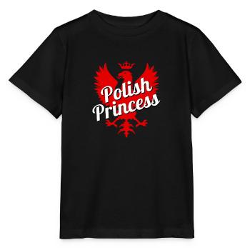 Princesse Polonaise - Polen - Prinzessin Pologne Polska - T-shirt bio MINI CREATOR Stanley/Stella Enfant - noir - Devant - Mikhail (115cm)