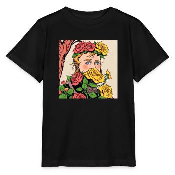 Knight Rose - Stanley/Stella Kinder T-Shirt MINI CREATOR  - Schwarz - Vorne - Mikhail (115cm)