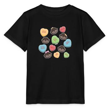 Conférences Tazzz| Bonbons de la Saint-Valentin - T-shirt bio MINI CREATOR Stanley/Stella Enfant - noir - Devant - Mikhail (115cm)