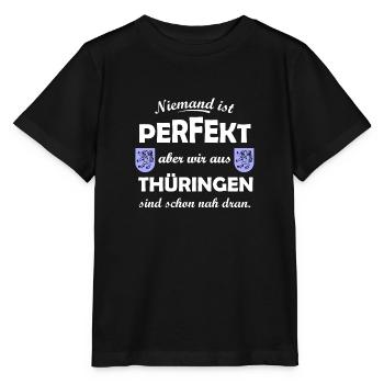 Thuringia in the east - Stanley/Stella MINI CREATOR Kids’ T-Shirt - black - Front - Mikhail (115cm)