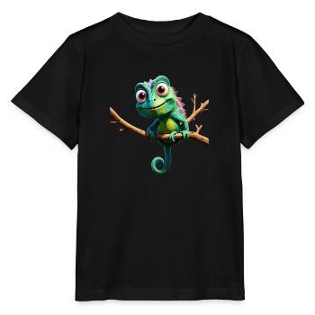 Dschungel-Kumpel - Stanley/Stella Kinder T-Shirt MINI CREATOR  - Schwarz - Vorne - Mikhail (115cm)