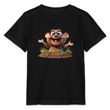 Underground Explorer - Stanley/Stella MINI CREATOR Kids’ T-Shirt - black - Front - Mikhail (115cm)