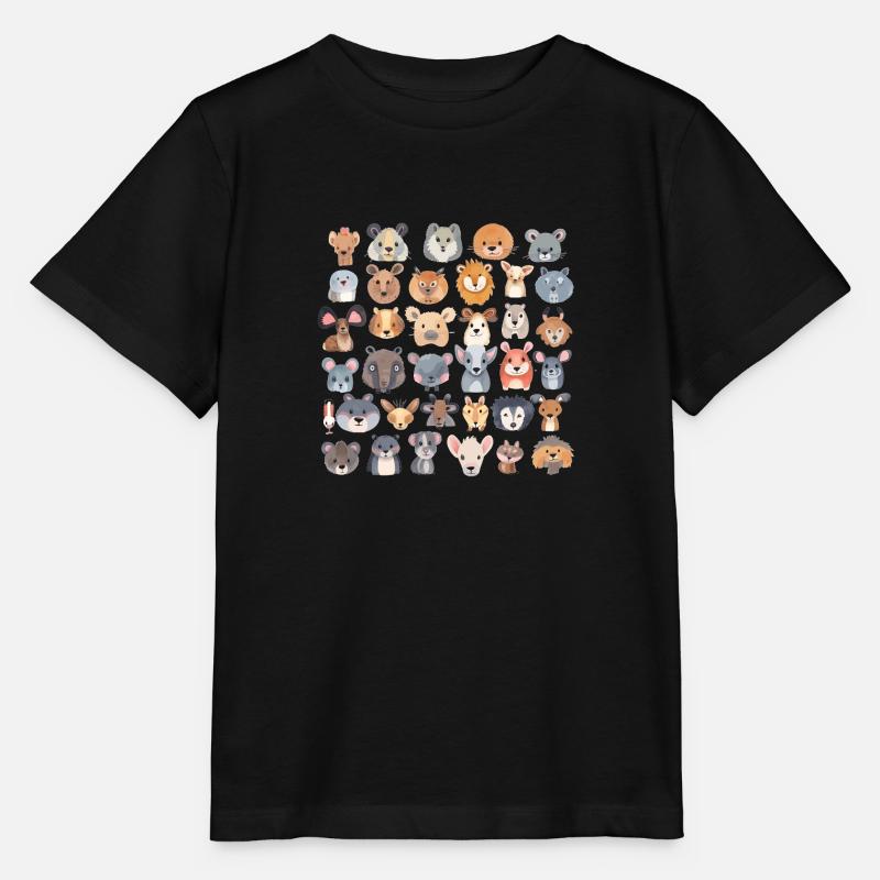 Animaux - T-shirt bio MINI CREATOR Stanley/Stella Enfant - noir