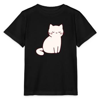 Katze Haustiere - Stanley/Stella Kinder T-Shirt MINI CREATOR  - Schwarz - Vorne - Mikhail (115cm)