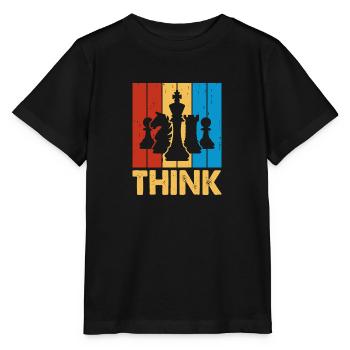 Chess Player Geschenk Schach Sport Schachmeister - Stanley/Stella Kinder T-Shirt MINI CREATOR  - Schwarz - Vorne - Mikhail (115cm)