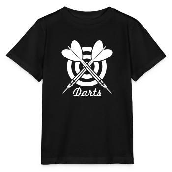 Dartscheibe Darts Wurfspieß Sport Geschenk - Stanley/Stella Kinder T-Shirt MINI CREATOR  - Schwarz - Vorne - Mikhail (115cm)
