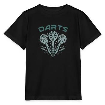 Geschenk Spruch Darts Wurfspieß Sport Geschenkidee - Stanley/Stella Kinder T-Shirt MINI CREATOR  - Schwarz - Vorne - Mikhail (115cm)
