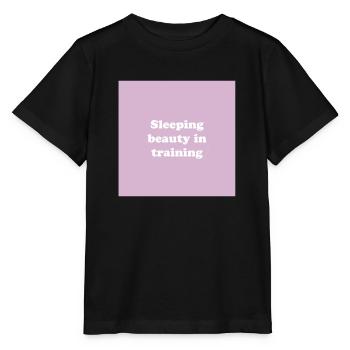 Sleeping beauty in training - T-shirt bio MINI CREATOR Stanley/Stella Enfant - noir - Devant - Mikhail (115cm)