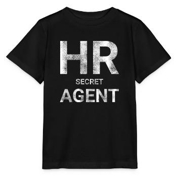 HR Secret agent - Stanley/Stella MINI CREATOR Kids’ T-Shirt - black - Front - Mikhail (115cm)