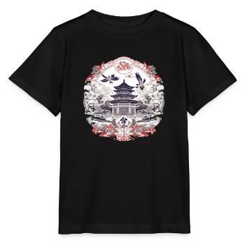 Chinesische Folklore - Stanley/Stella Kinder T-Shirt MINI CREATOR  - Schwarz - Vorne - Mikhail (115cm)