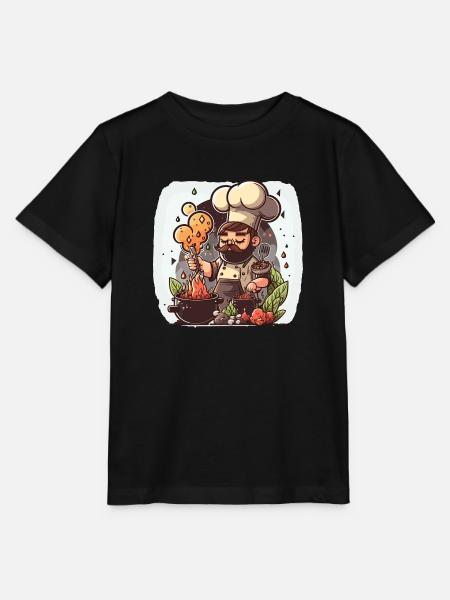 Meisterkoch - Stanley/Stella Kinder T-Shirt MINI CREATOR - Schwarz