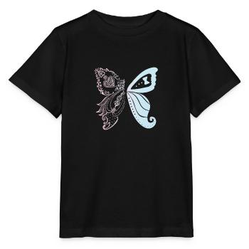 Brautpaar als Schmetterling - Stanley/Stella Kinder T-Shirt MINI CREATOR  - Schwarz - Vorne - Mikhail (115cm)
