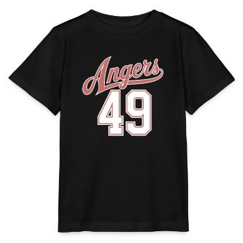 Angers 49 - T-shirt bio MINI CREATOR Stanley/Stella Enfant - noir - Devant - Mikhail (115cm)