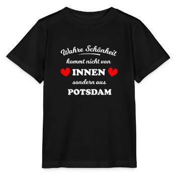 Beautiful Potsdam - Stanley/Stella MINI CREATOR Kids’ T-Shirt - black - Front - Mikhail (115cm)