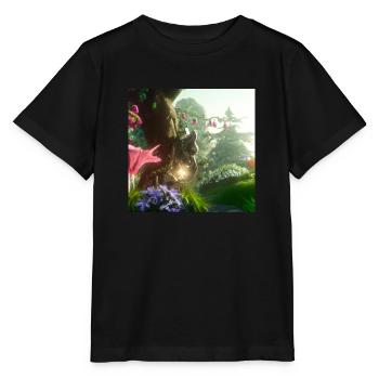 Magischer Wald - Stanley/Stella Kinder T-Shirt MINI CREATOR  - Schwarz - Vorne - Mikhail (115cm)